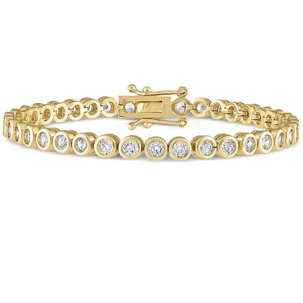 Bezel tennis bracelet A1182